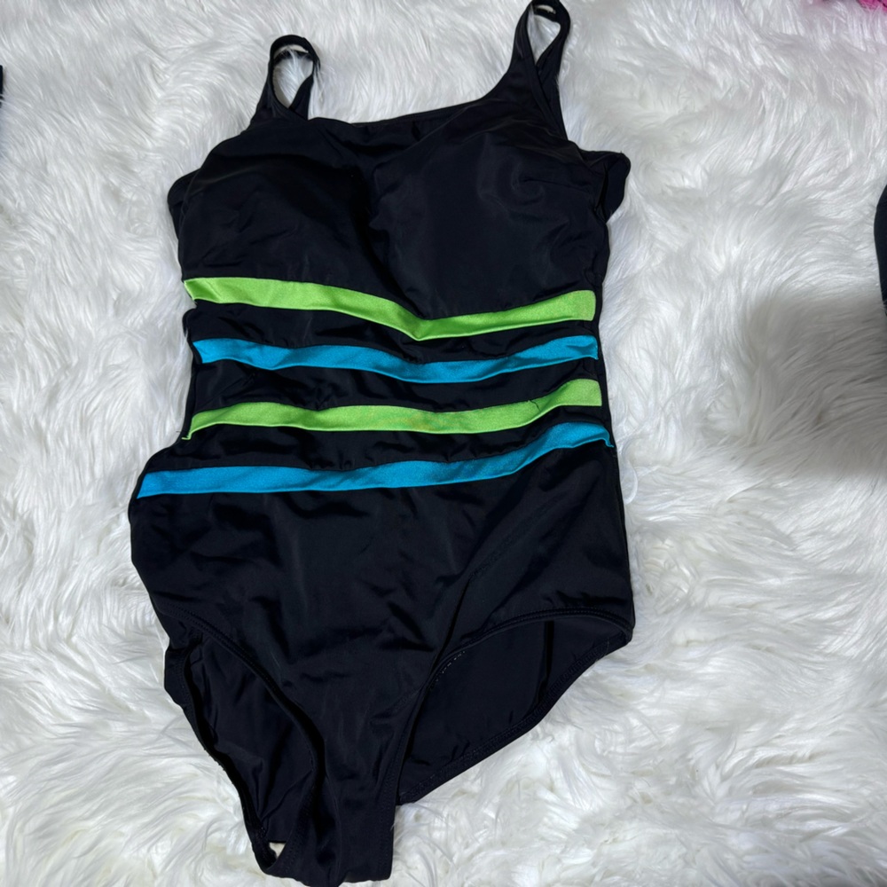 It figures one piece‎ black swimsuit size 14
